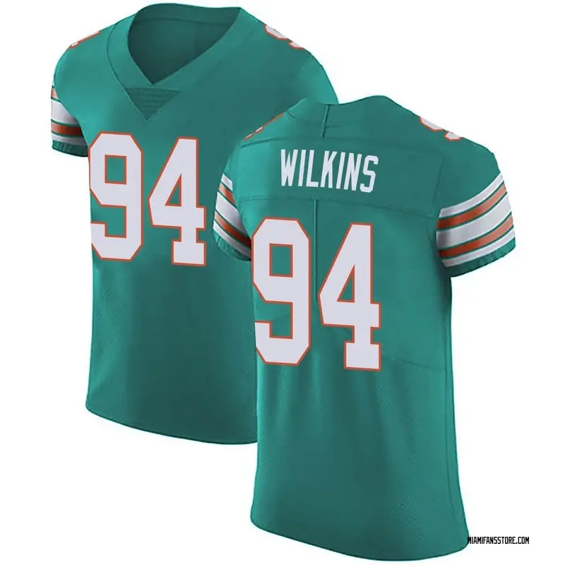 Christian Wilkins Miami Dolphins Men's Legend Orange Color Rush T