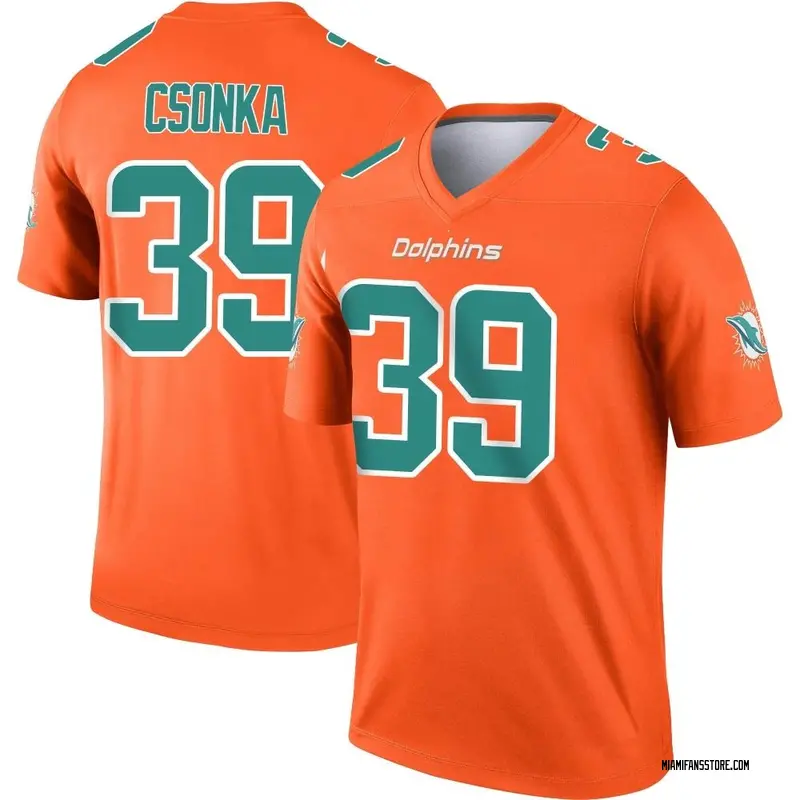 UNSIGNED CUSTOM Sewn Stitched Larry Csonka White Jersey – M, L, XL, 2XL,  3XL – ASA College: Florida